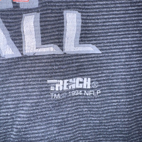 Vintage 90s Miami Dolphins Football NFL T Shirt XL Trench made in USA - Picture 2 of 5